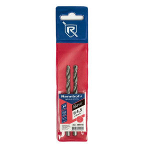 Сверло по металлу Rennbohr basic 460045 ЦХ 4.5*80 мм 2 шт