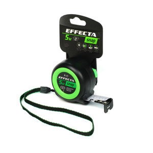 Рулетка Effecta snap 5 м*25 мм автостоп