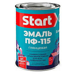 Эмаль Start ПФ-115 бирюзовая 0.8 кг