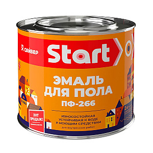 Эмаль для пола Start ПФ-266 золотисто-коричневая 1.8 кг