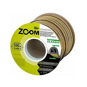 Уплотнитель Zoom Classic 02-2-4-102 профиль D 9*7.5 мм черный