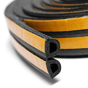 Уплотнитель Zoom Classic 02-2-4-102 профиль D 9*7.5 мм черный