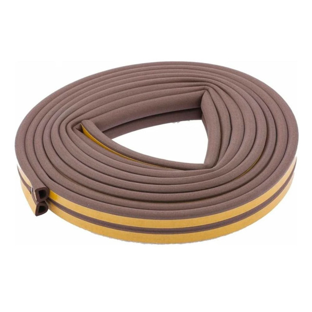 Уплотнитель Zoom Classic профиль D 9*7.5 мм коричневый