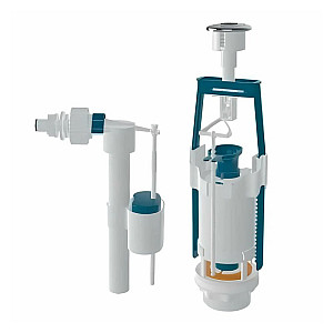 Арматура для смывного бачка AV Engineering AVE129699 c функцией Старт/Стоп с клапаном боковой подачи