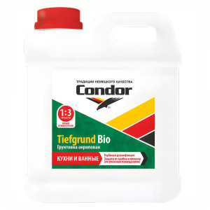 Грунтовка Condor Tiefgrund Bio для кухни и ванной концентрат 1:3 2 кг