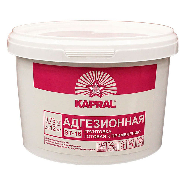 Грунтовка Kapral ST-16 белая 3.75 кг