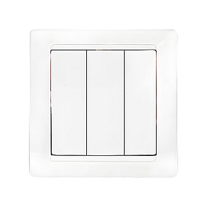 Выключатель Bylectrica Стиль С0510-805 3 клавиши cкрытый 10А белый