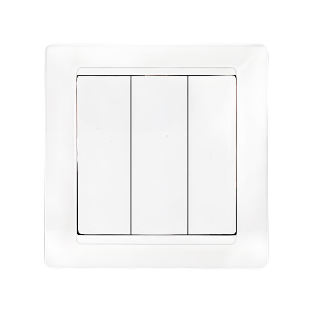 Выключатель Bylectrica Стиль С0510-805 3 клавиши cкрытый 10А белый