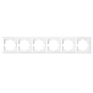 Рамка Bylectrica Стиль ЮЛИГ. 735212.218 6 постов белая