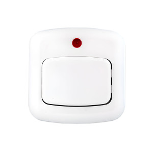 Выключатель Bylectrica А11-893 для бытовых электрических звонков со световой индикацией белый