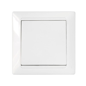 Выключатель Bylectrica Стиль С1 10-896 1 клавиша с самовозвратом белый