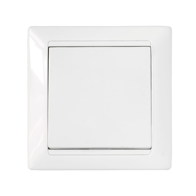 Выключатель Bylectrica Стиль С1 10-896 1 клавиша с самовозвратом белый