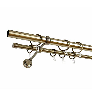 Карниз металлический Delfa СМ-2452/200/2Р золото антик 2 м