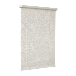 Штора рулонная Delfa Металлик принт СРШ-01М-7591 72(68)/170 см кремовый