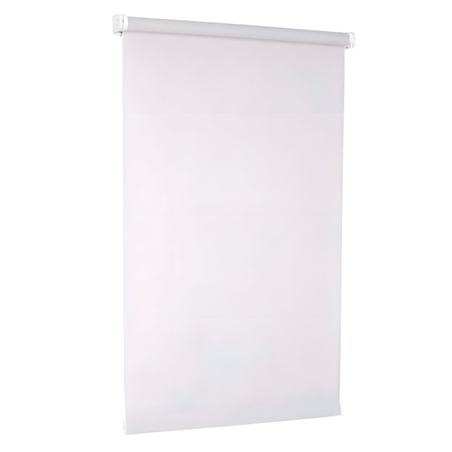 Штора рулонная Delfa Сантайм Лен СРШ-01МЭ-2800 56(52)/160 см белый