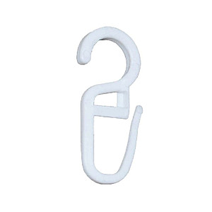 Крючок Delfa С28.5.01.00.100 белый 100 шт