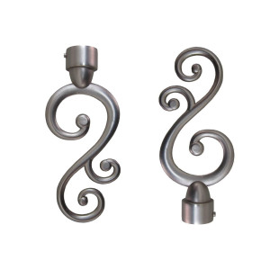 Наконечник Delfa Виола СН-16-137-29 хром матовый 2 шт