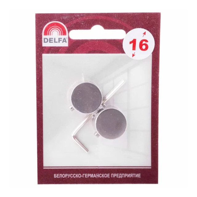 Наконечник Delfa Корсо СН-16-299-29 хром матовый 2 шт Наконечник Delfa Корсо СН-16-299-29 хром матовый 2 шт