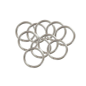 Кольцо для металлического карниза Delfa СФ16-400-29 хром матовый 16 мм 10 шт