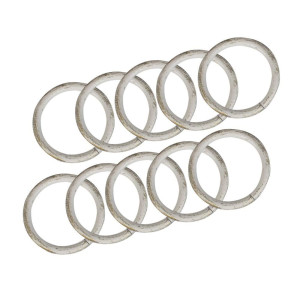 Кольцо для металлического карниза Delfa СФ25-400-33 белое золото 25 мм 10 шт