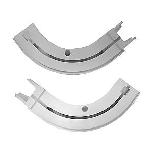 Наконечник пластмассовый Delfa СП-030-1Л белый 2 шт