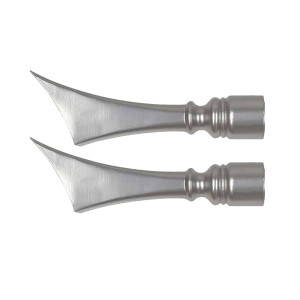 Наконечник Delfa Брилон СН-16-172-29 хром матовый 2 шт