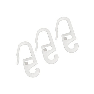 Крючок Delfa СФ16.5.01.00.020 белый 20 шт