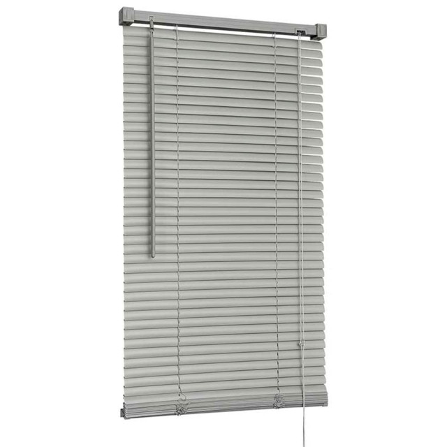Жалюзи Delfa ПВХ NO.RF-M-001 50/160 см серебро Жалюзи Delfa ПВХ NO.RF-M-001 50/160 см серебро