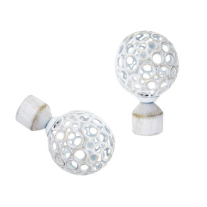 Наконечник Delfa Лацио СН-25-202-33 белое золото 2 шт