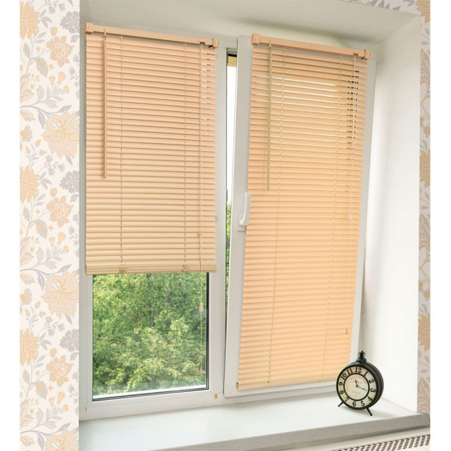 Жалюзи Delfa ПВХ NO.RF-M-007 50/160 см ваниль