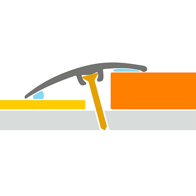 Порог КТМ-2000 033-01К серебро 41 мм 0.9 м