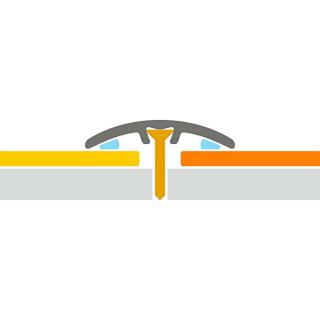 Порог КТМ-2000 72-618Т дуб снежный 41 мм 1.8 м