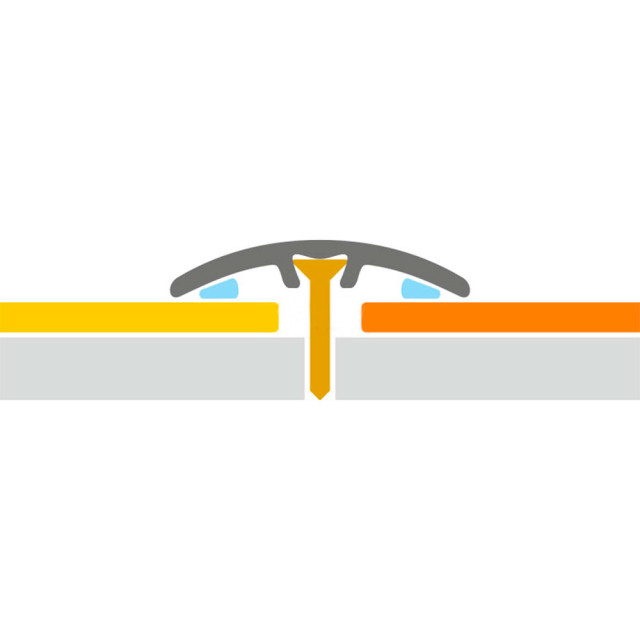 Порог КТМ-2000 70-616Т дуб ваниль 30 мм 1.8 м