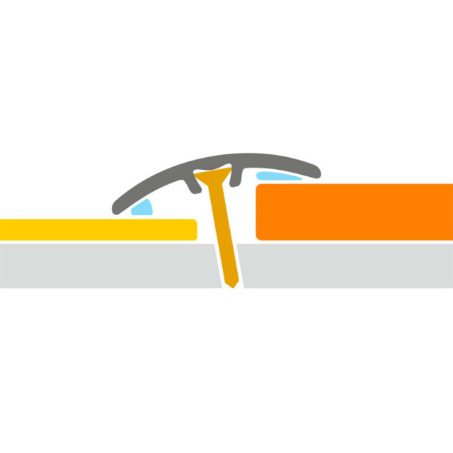 Порог КТМ-2000 70-616Т дуб ваниль 30 мм 1.8 м