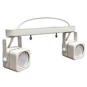 Светильник накладной TruEnergy Focus 21353 двойной поворотный спот под лампы 2*GU10 металл белый