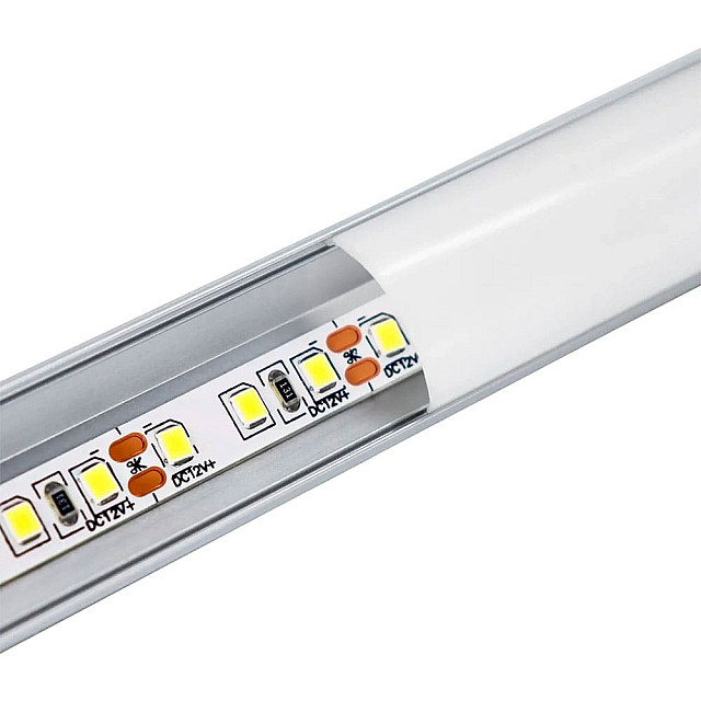 Комплект TruEnergy 19050 1616 для светодиодной ленты угловой анодированный серебристый с экраном 16*16 мм 2 м