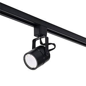Светильник трековый TruEnergy Track 21103 однофазный под лампу GU10 металл круг черный