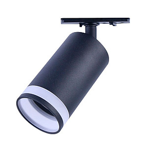 Светильник трековый TruEnergy Track 21111 однофазный под лампу GU10 алюминий круг черный