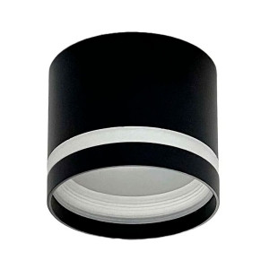 Светильник накладной TruEnergy Modern 21016 с матовым кольцом под лампу с цоколем GX53 82*70 мм алюминий