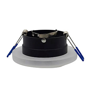 Светильник встраиваемый TruEnergy Simple 21239 под лампу GU10 круг белый + черный