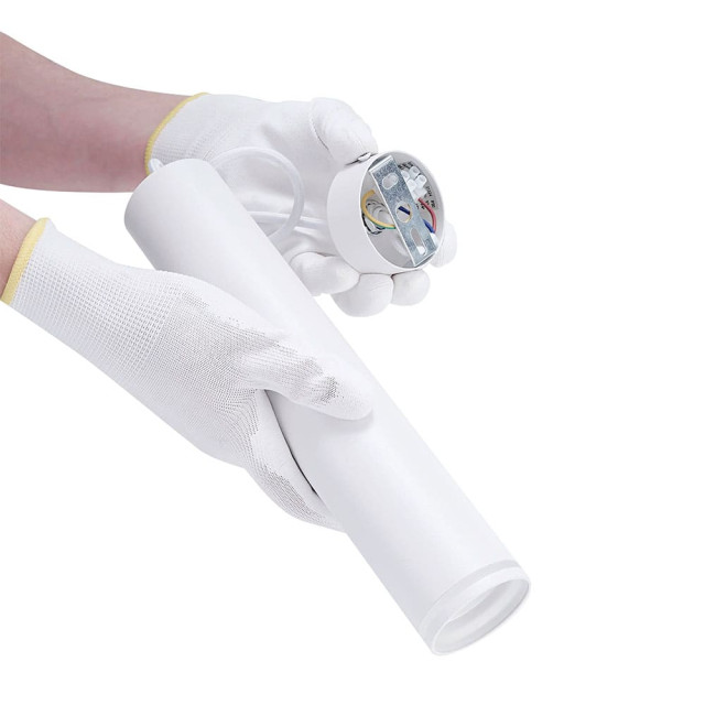 Светильник подвесной TruEnergy Modern 21324 с матовым кольцом с цоколем GU10 55*280 мм