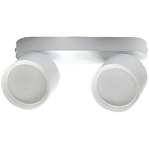 Светильник накладной TruEnergy Modern 21039 двойной с матовым кольцом поворотный спот под лампы 2*GX53