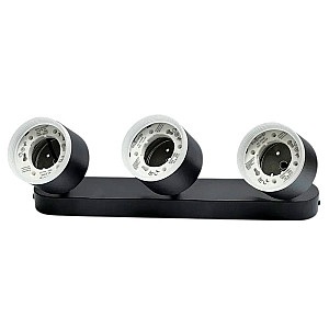 Светильник накладной TruEnergy Modern 21040 поворотный спот с матовым кольцом трехламповый 3*GX53 черный