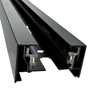 Шинопровод TruEnergy Track 25013 однофазный алюминиевый П-образный 34*20 мм черный 2 м