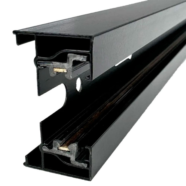 Шинопровод TruEnergy Track 25013 однофазный алюминиевый П-образный 34*20 мм черный 2 м