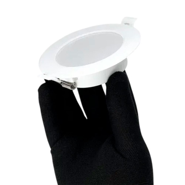 Светильник светодиодный TruEnergy Fit 10080 ультратонкий круг 5W 4000K IP20 пластик белый