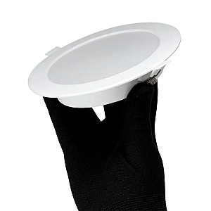 Светильник светодиодный TruEnergy Fit 10082 ультратонкий 9W 4000K IP20 круг пластик белый