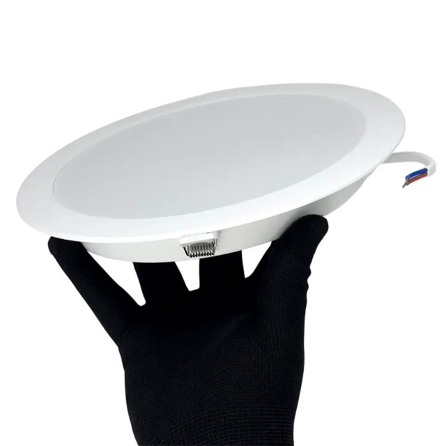 Светильник светодиодный TruEnergy Fit 10084 ультратонкий круг 20W 4000K IP20 пластик белый