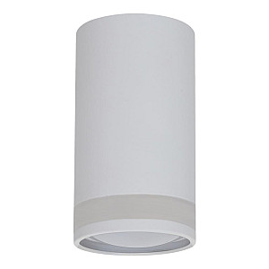 Светильник накладной TruEnergy Modern 21305 с матовым кольцом под лампу GU10 55*100 мм белый