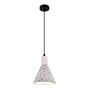 Светильник подвесной TruEnergy Modern 21402 под лампу E27 160*210 мм конусный белый гранит